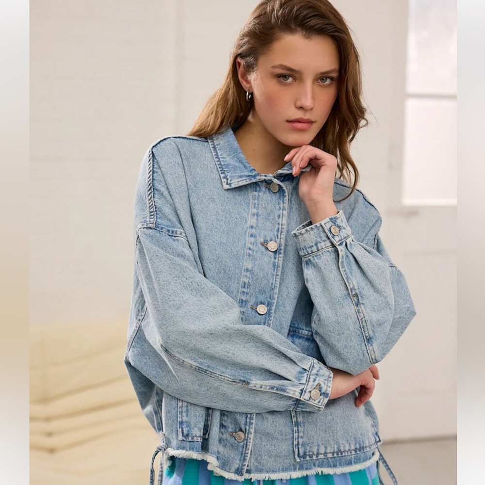Zara Light Blue Denim Jacket